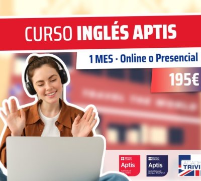 Curso Aptis 1 mes - presencial/online