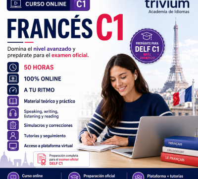 FRANCÉS DELF C1 PM PRESENCIAL Y ONLINE - CLASES EN DIRECTO
